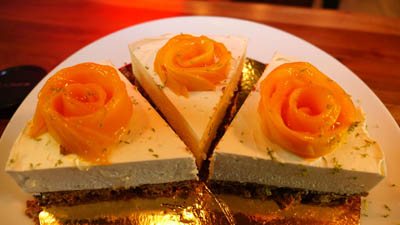 cheese cake citron vert mangue
